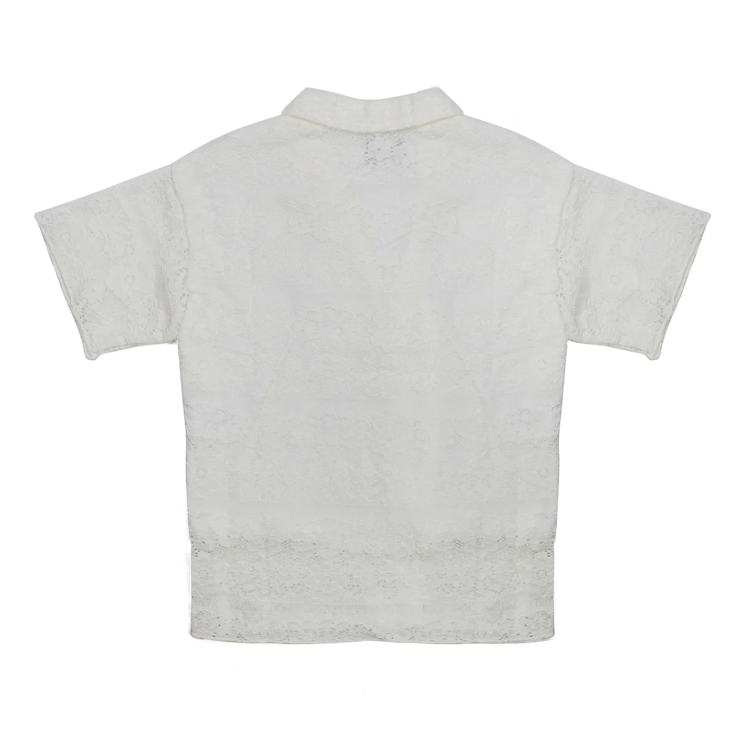 Camicia In Pizzo Bambina