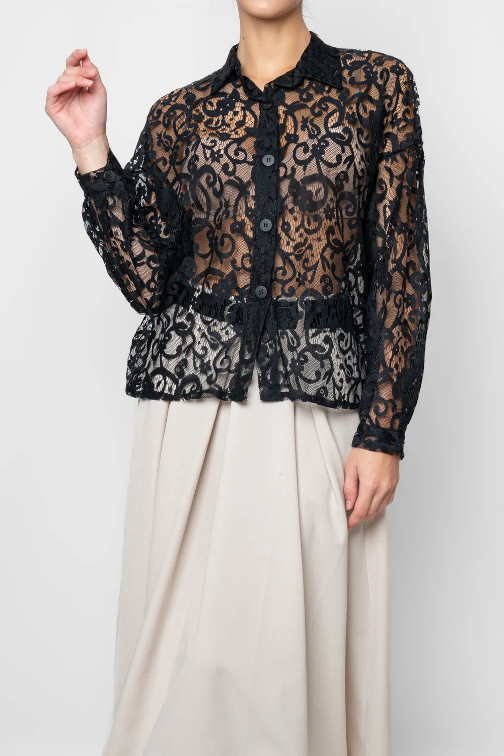 Camicia in pizzo