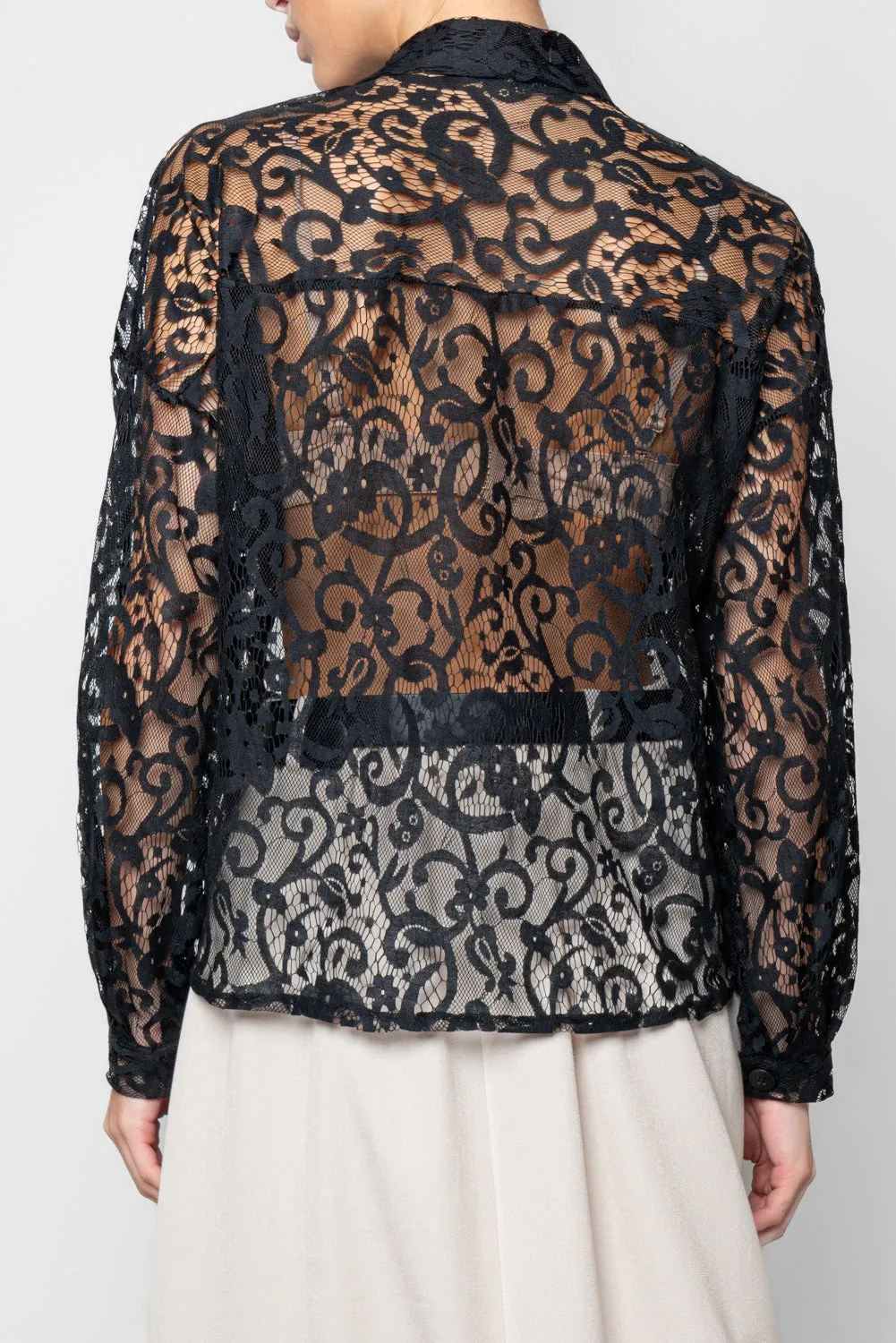 Camicia in pizzo