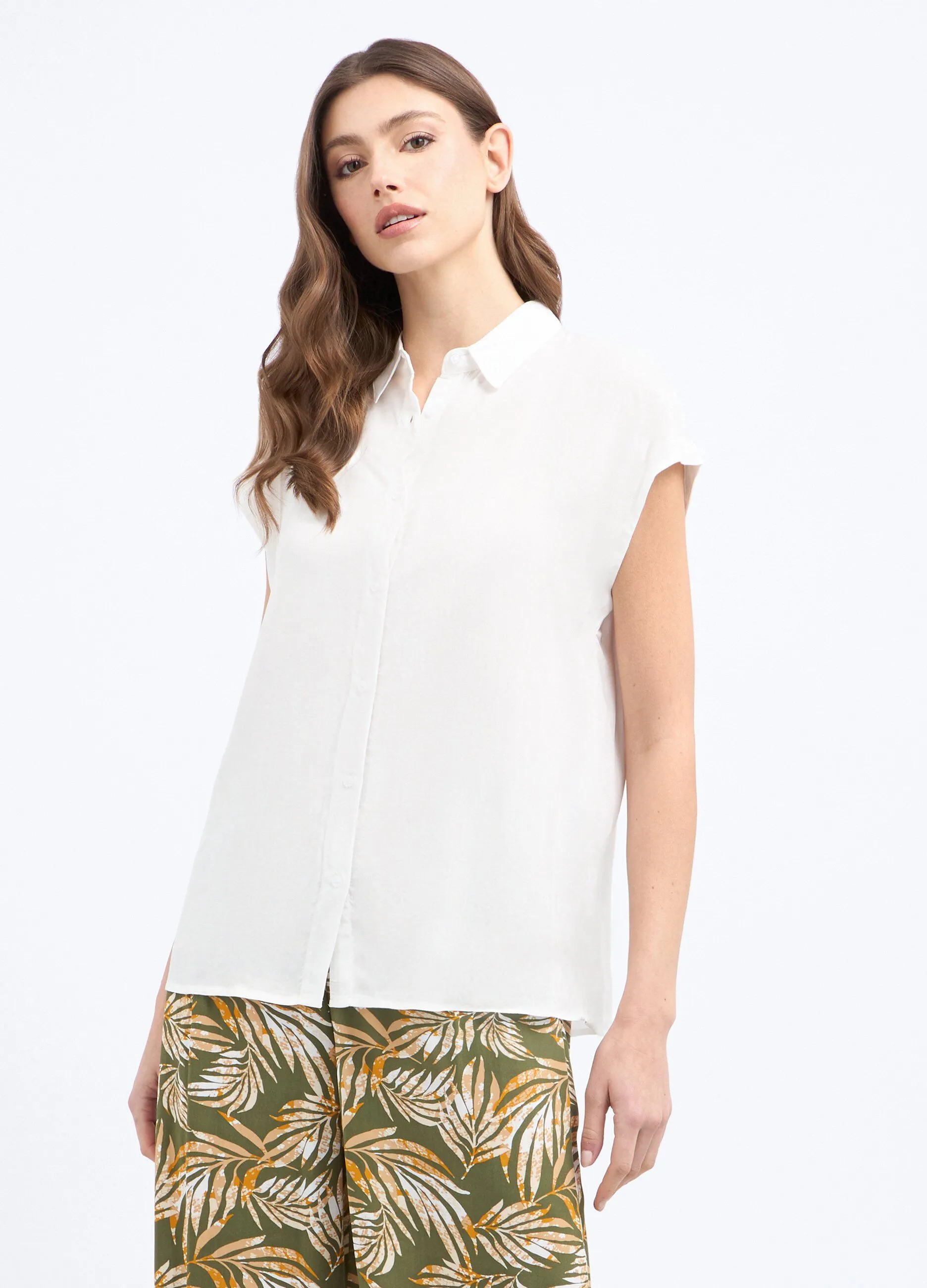 Camicia in pura viscosa donna