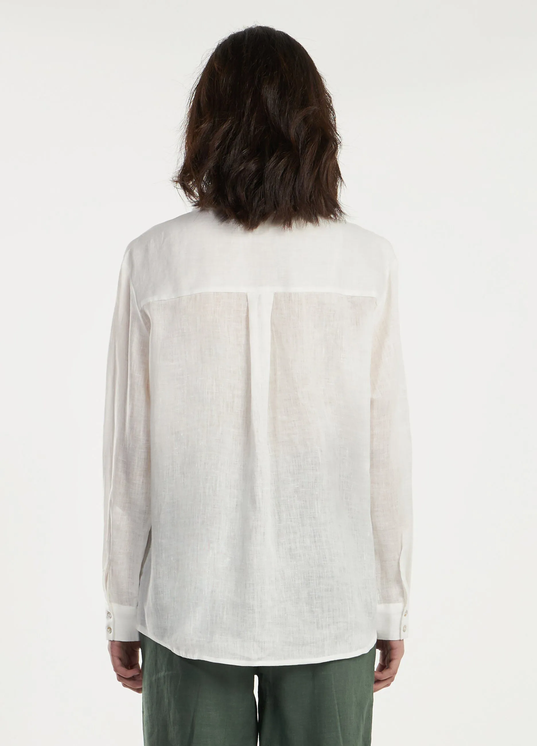 Camicia in puro lino donna