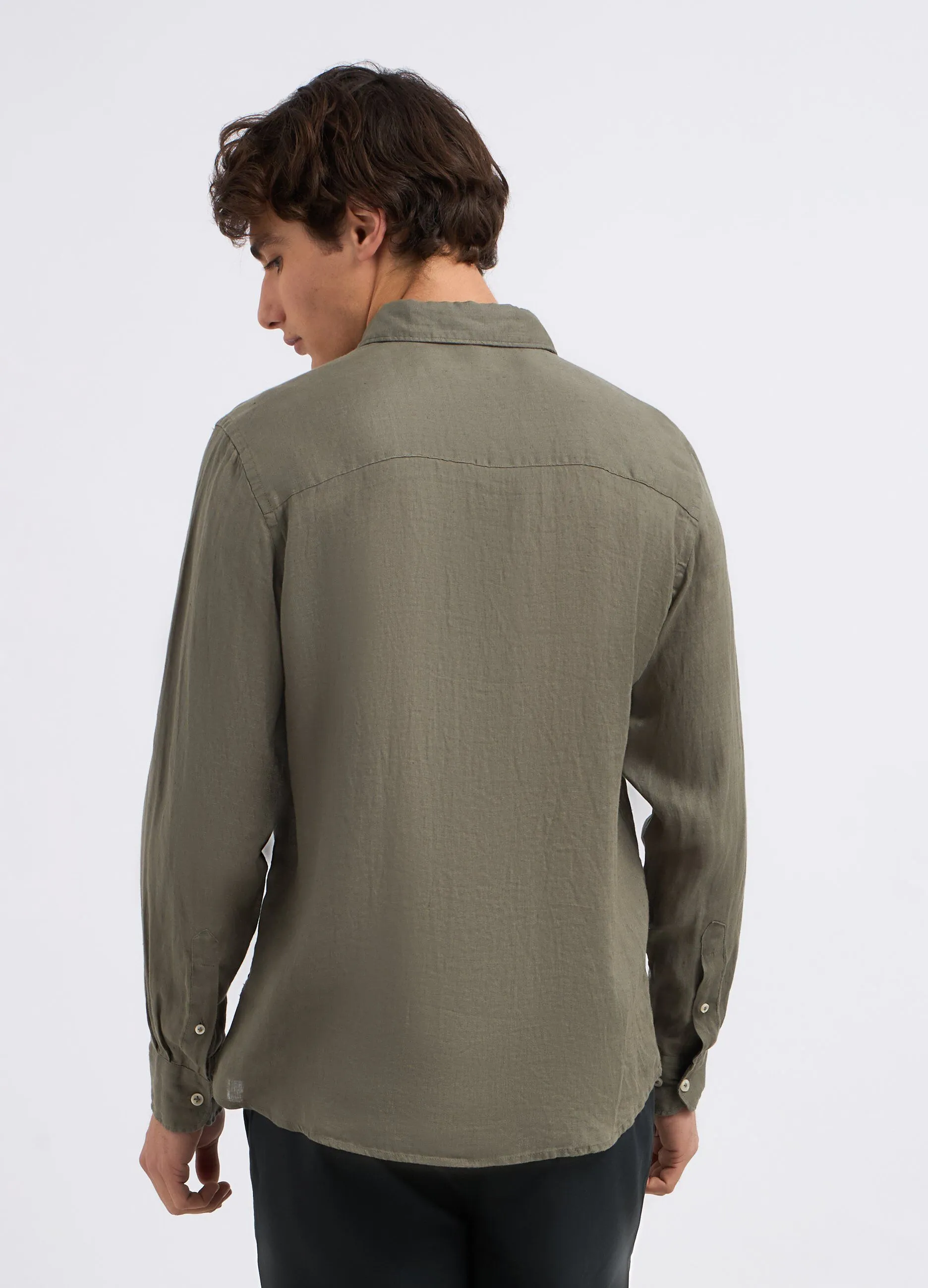 Camicia in puro lino uomo