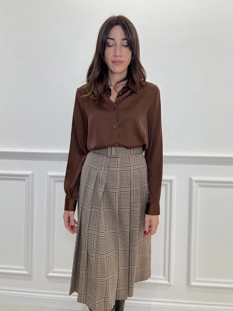 Camicia morbida in satin – Vicolo