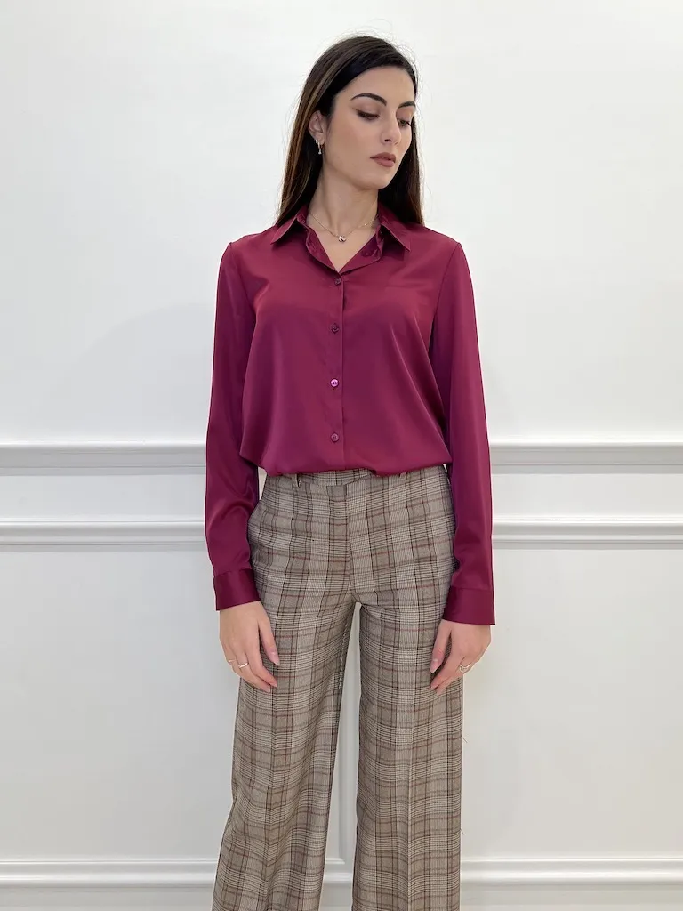 Camicia morbida in satin – Vicolo