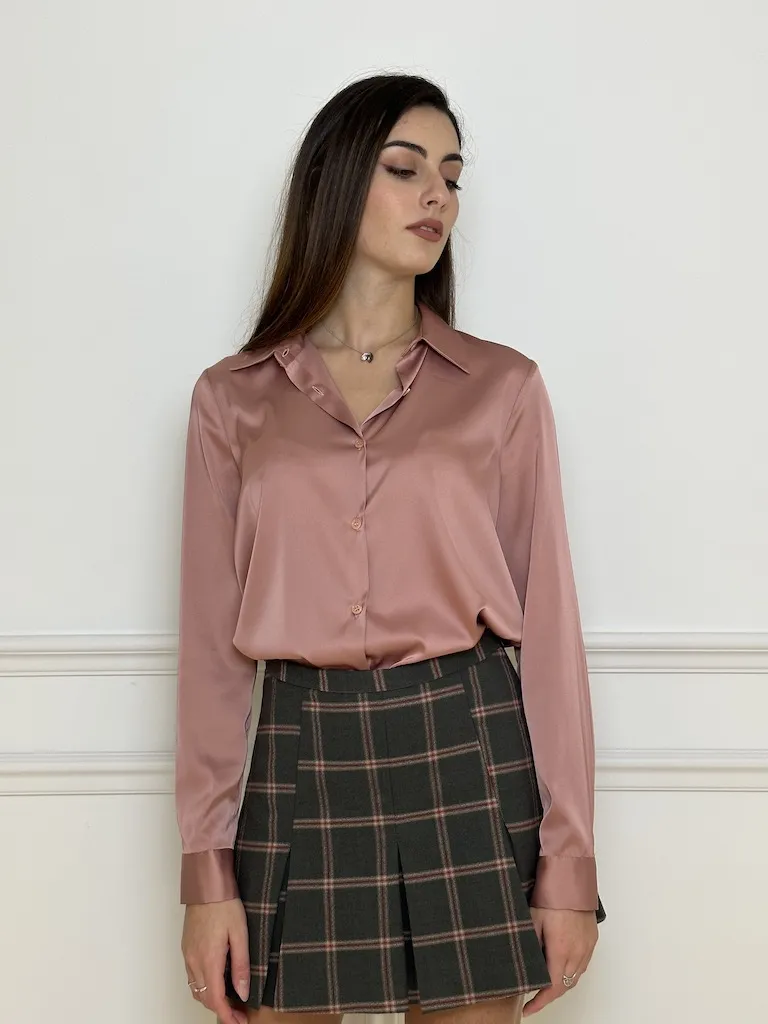 Camicia morbida in satin – Vicolo