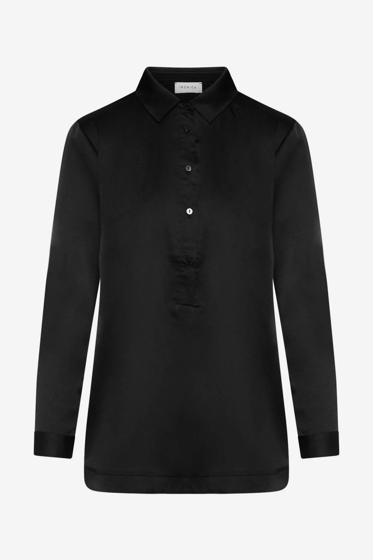 Camicia raso NERO
