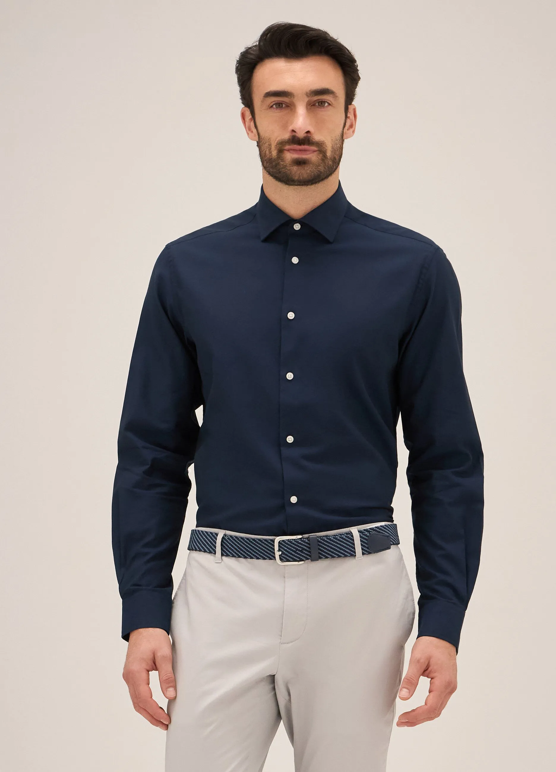 Camicia Rumford in puro cotone uomo