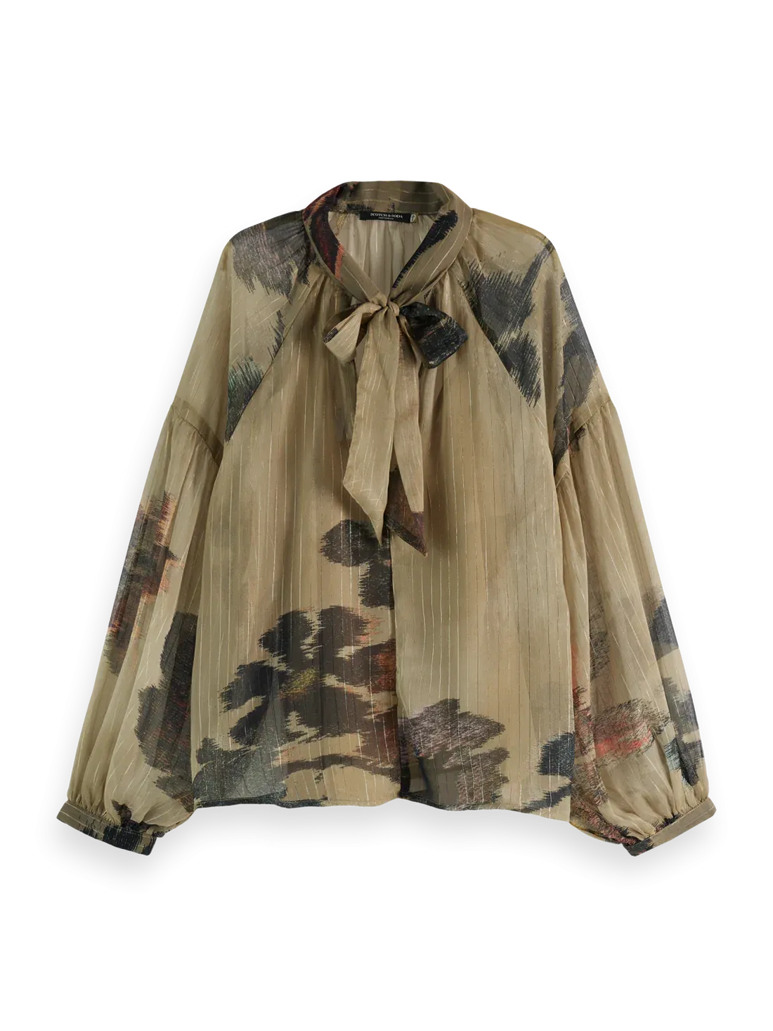 Camicia scotch & soda lurexed top