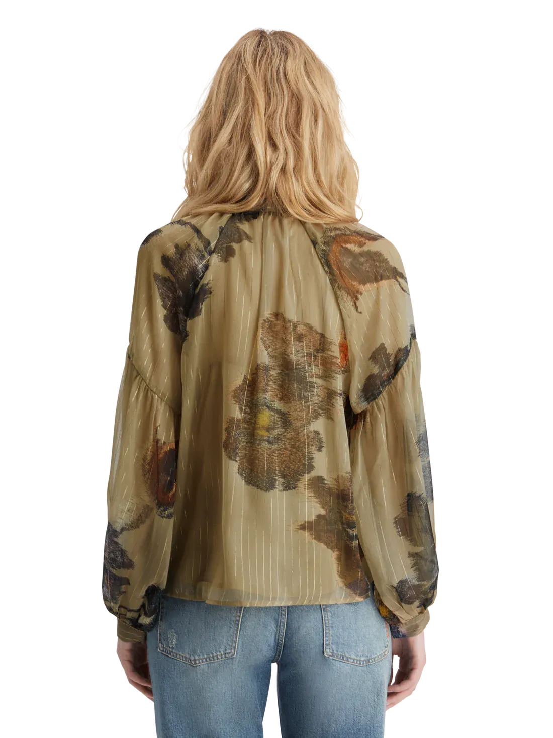 Camicia scotch & soda lurexed top