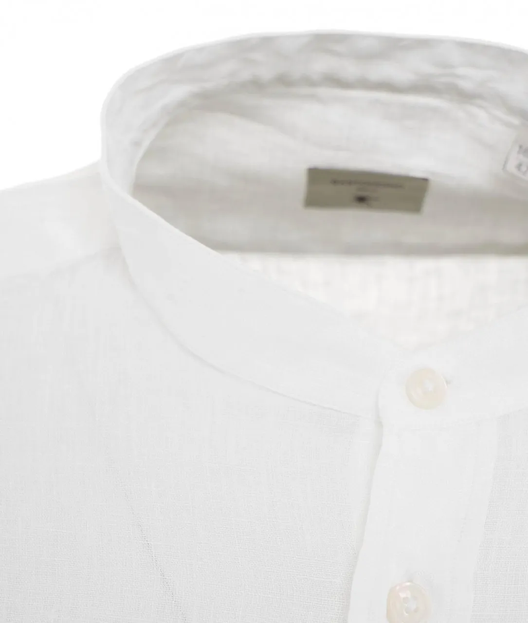 Camicia Simo in lino bianco bianco