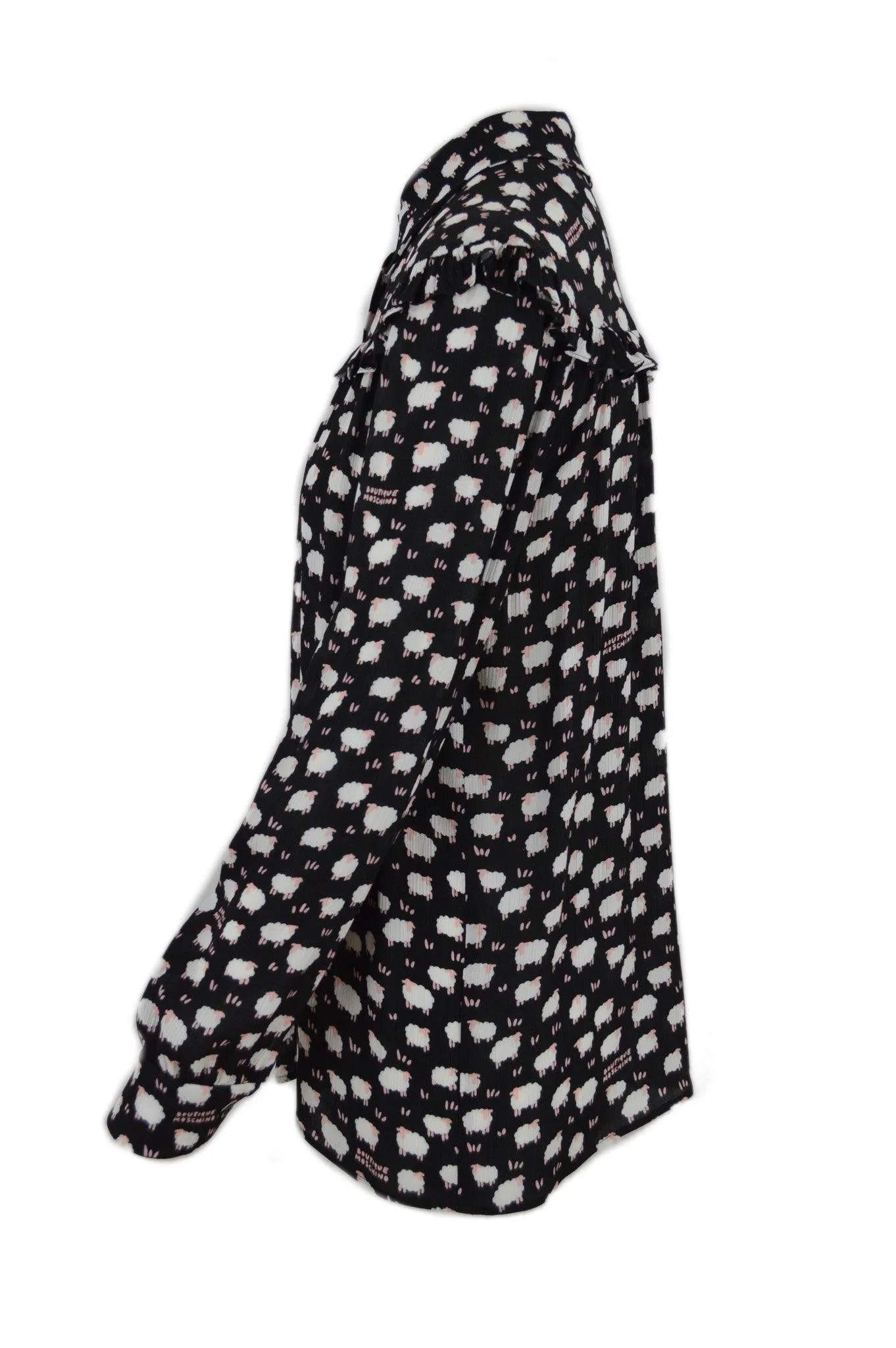 CAMICIA VISCOSA STAMPA PECORELLE