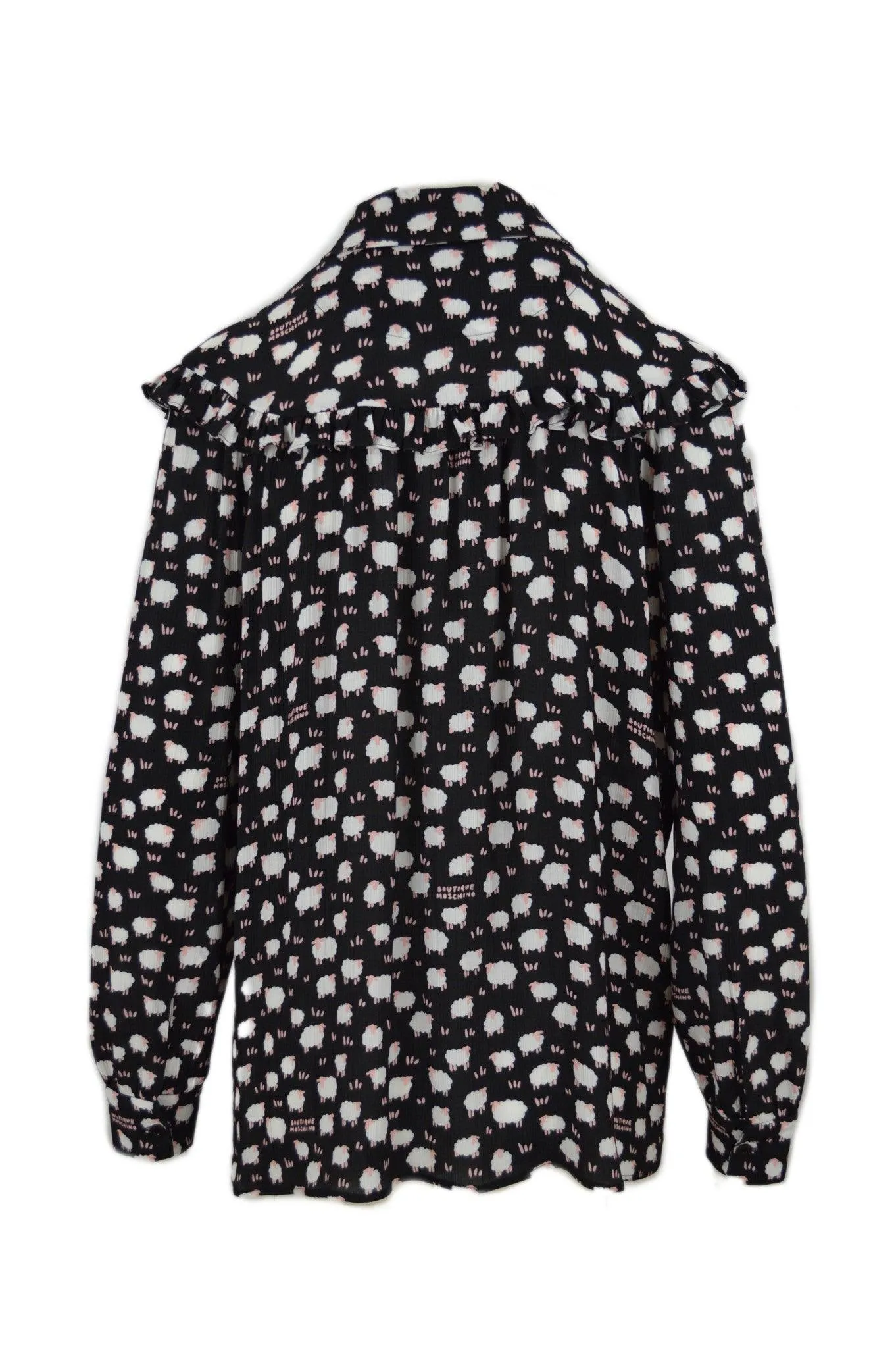 CAMICIA VISCOSA STAMPA PECORELLE