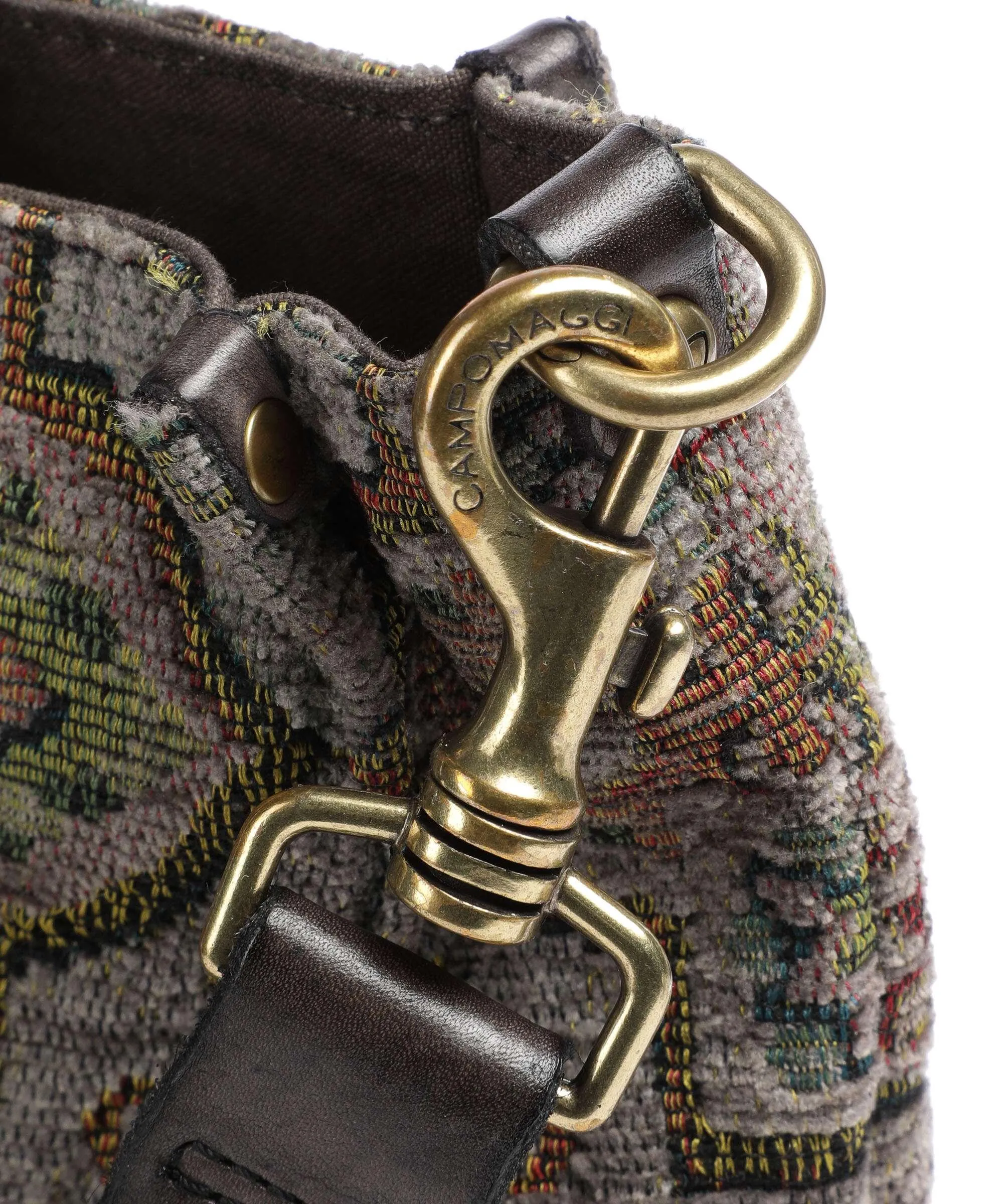  Campomaggi Borsa shopper poliestere grigio  