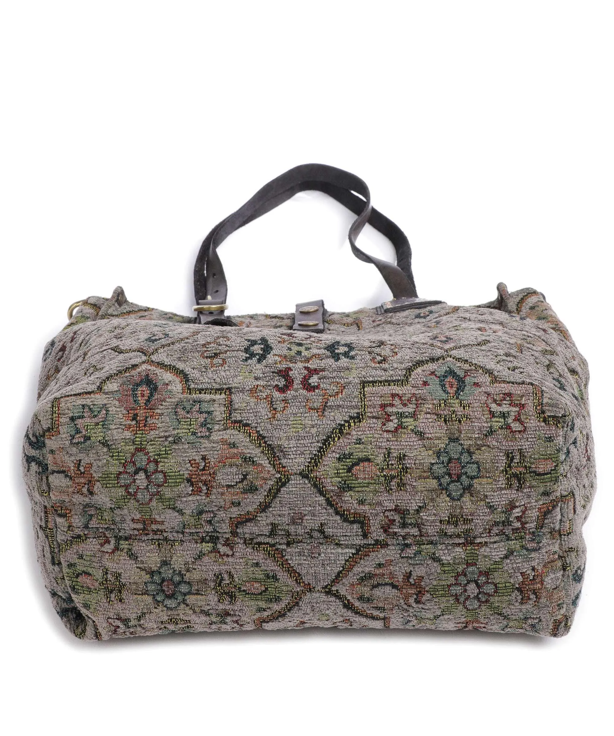  Campomaggi Borsa shopper poliestere grigio  
