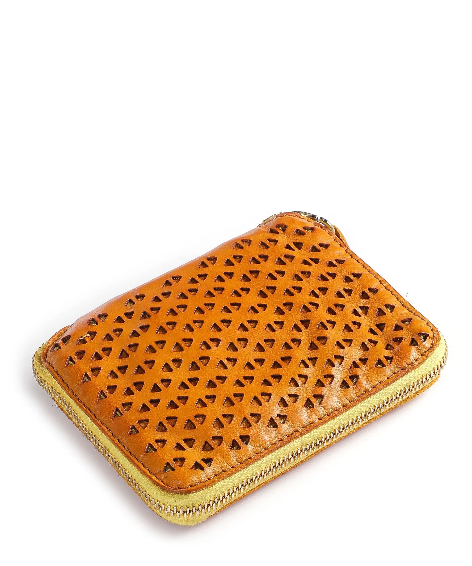  Campomaggi Portafoglio pelle bovina giallo senape  
