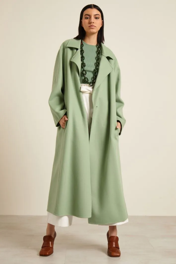 Cappotto doppiopetto in lana