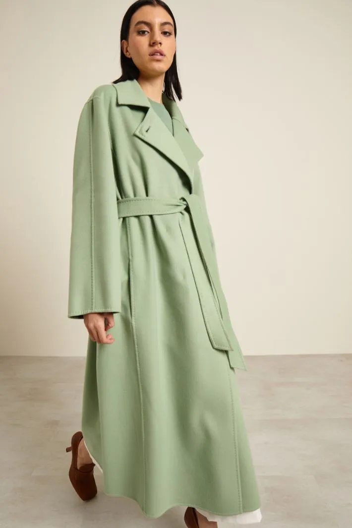 Cappotto doppiopetto in lana