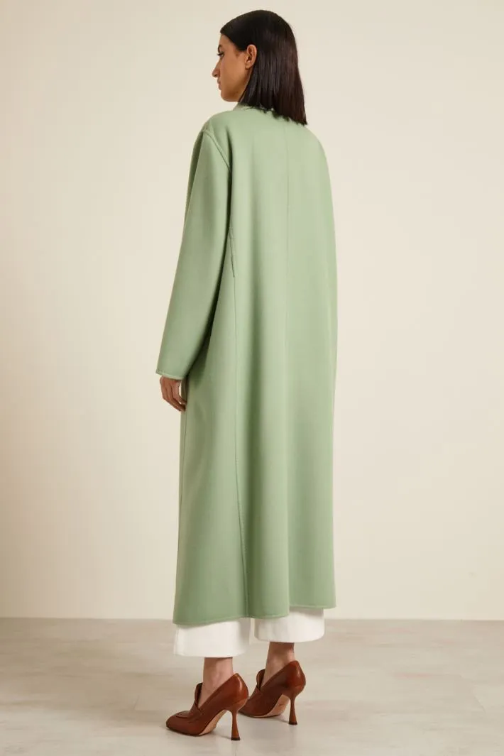 Cappotto doppiopetto in lana