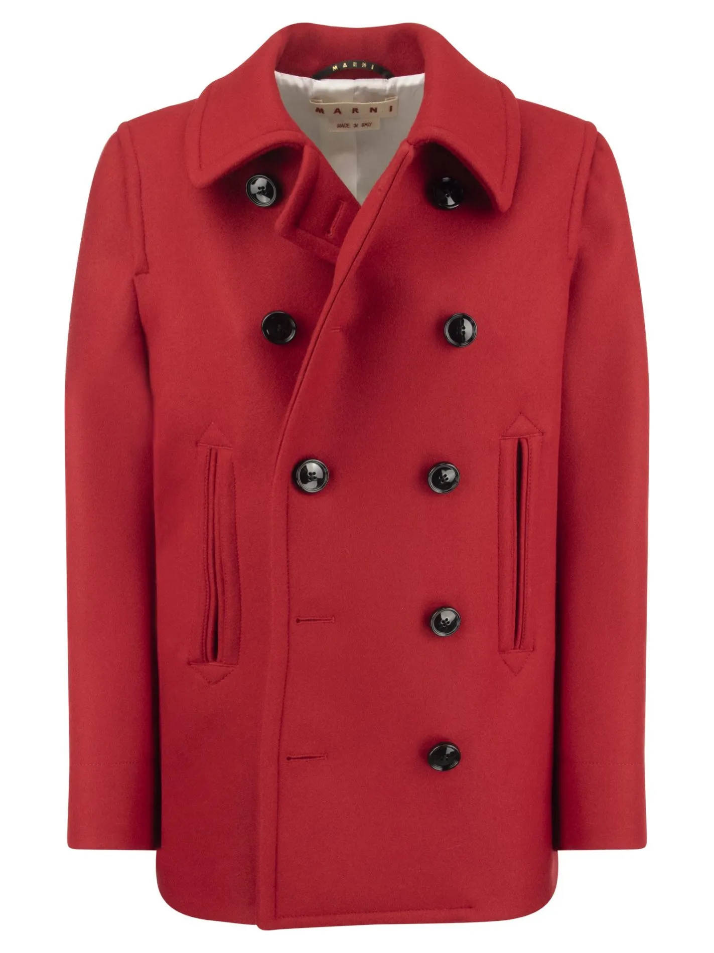 Cappotto in lana doppiopetto