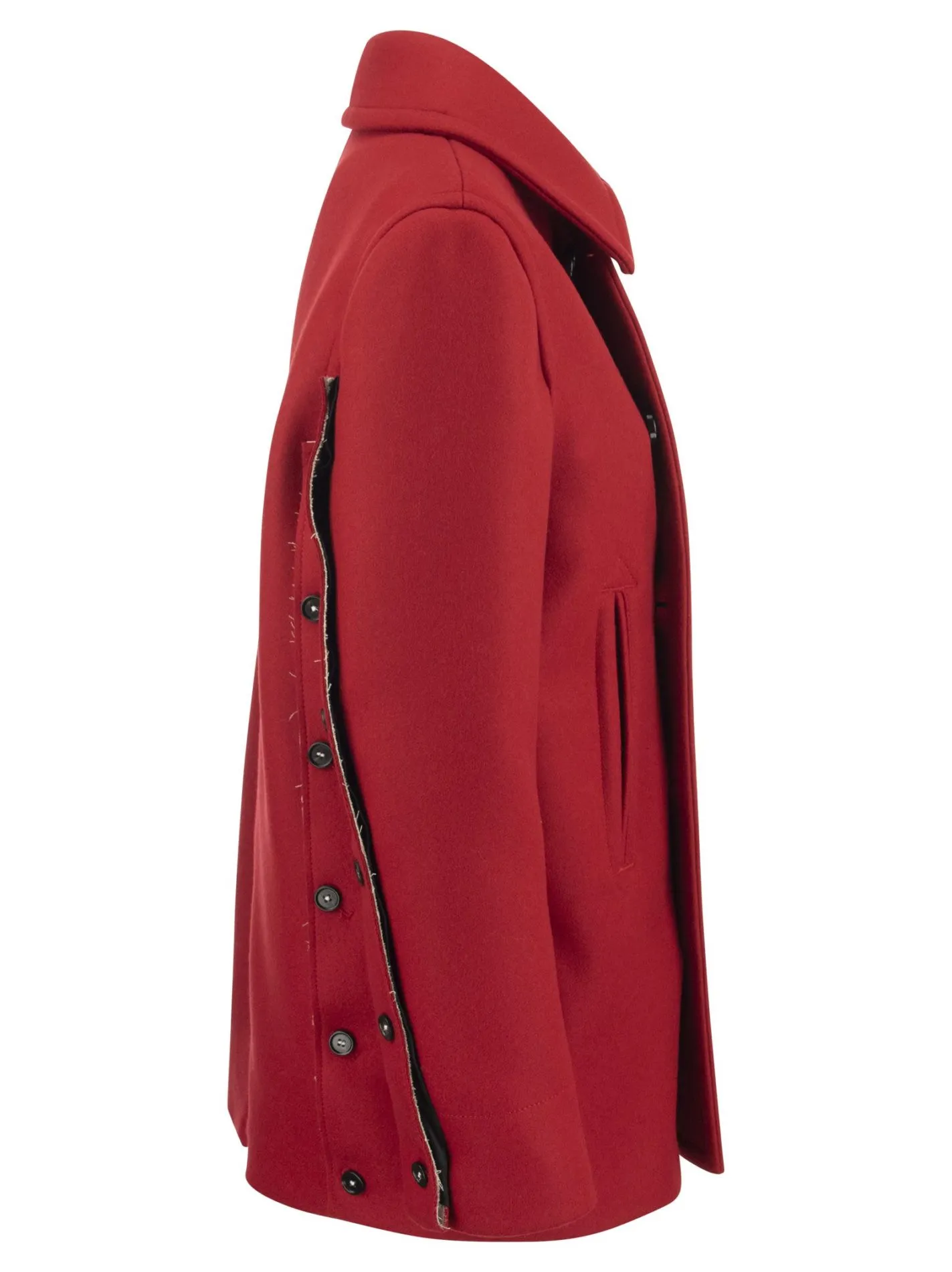 Cappotto in lana doppiopetto