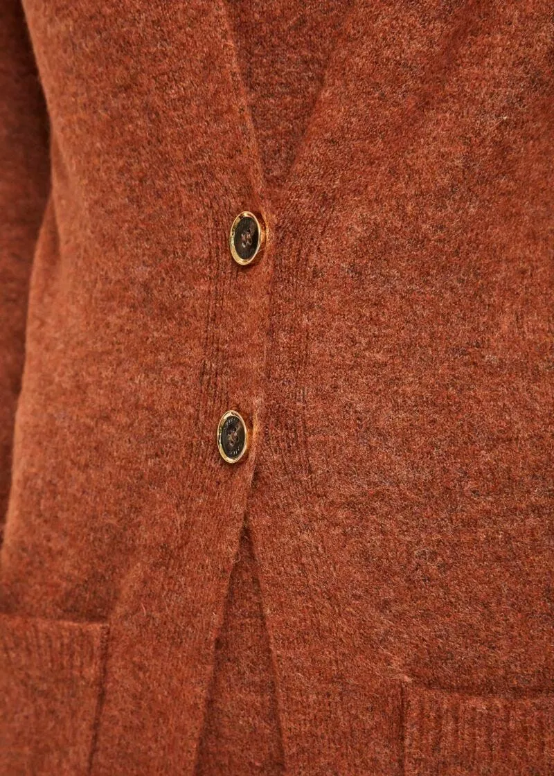 Cardigan in misto lana