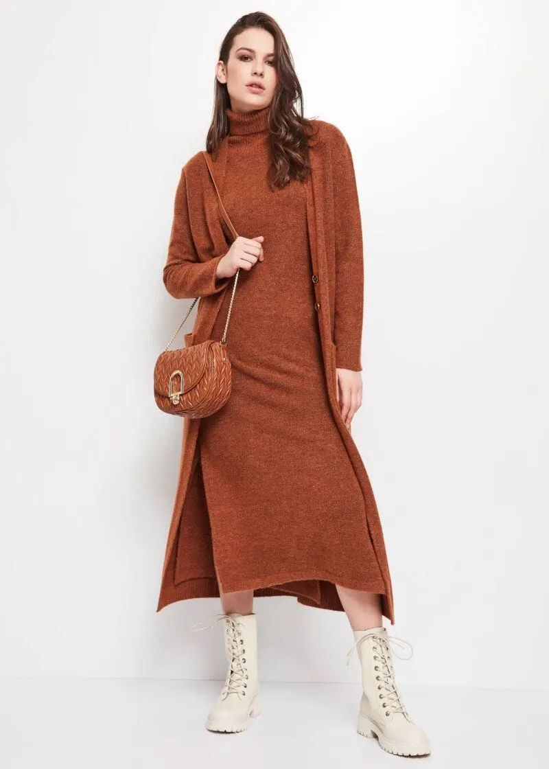 Cardigan in misto lana