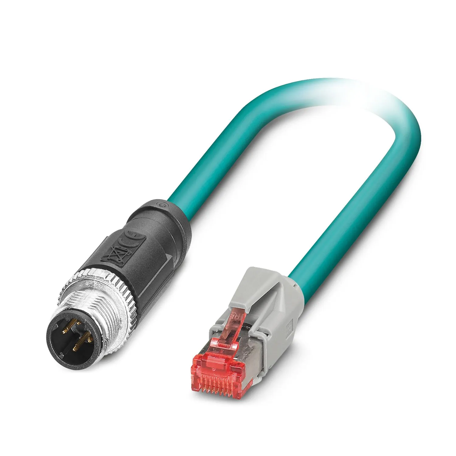 Cavo Ethernet Cat5 (Lamina di alluminio, treccia in rame stagnato) Phoenix Contact, guaina in Poliuretano col. Blu, L.