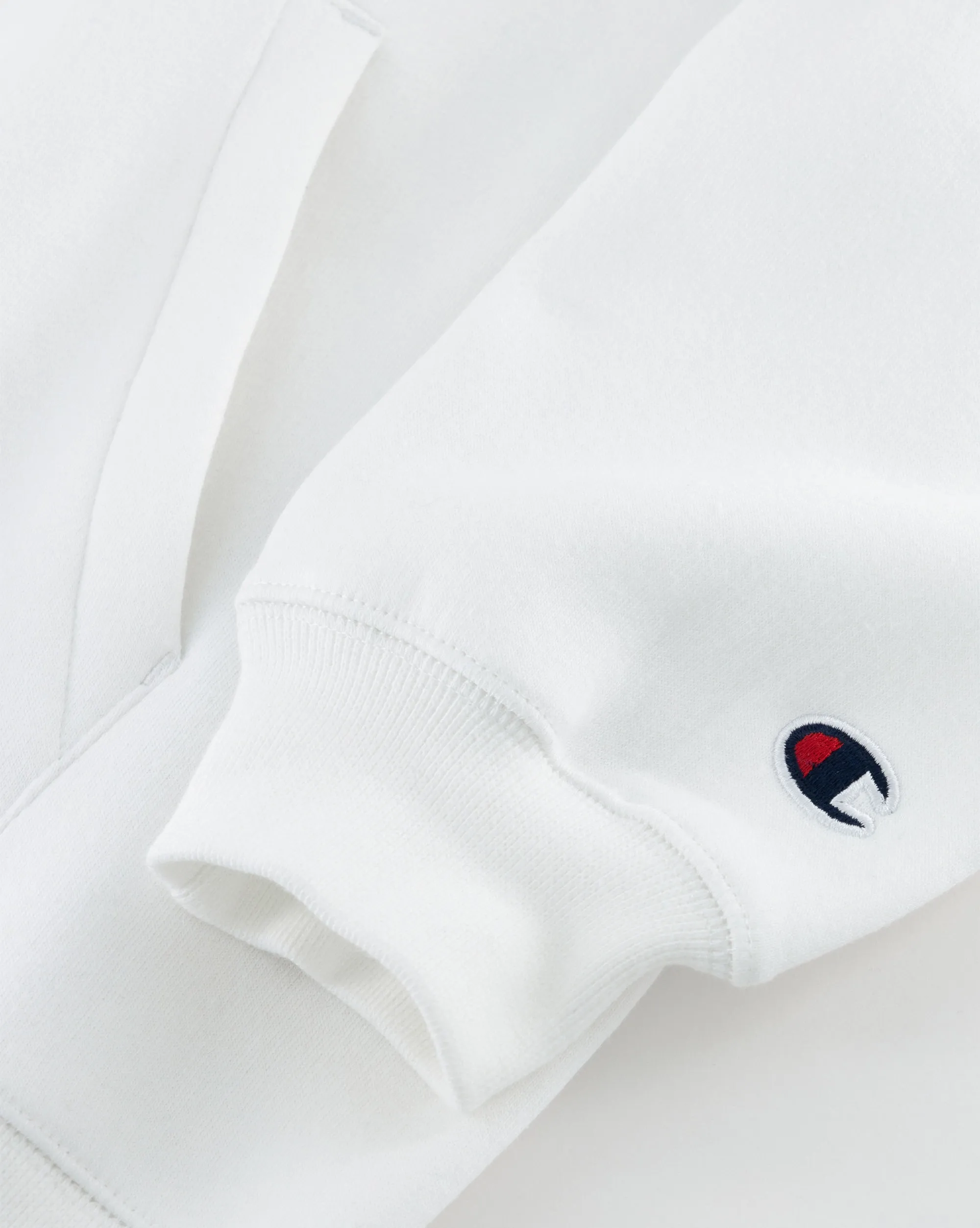 Champion Felpa Con Cappuccio e Logo Tono Su Tono Grigio Donna