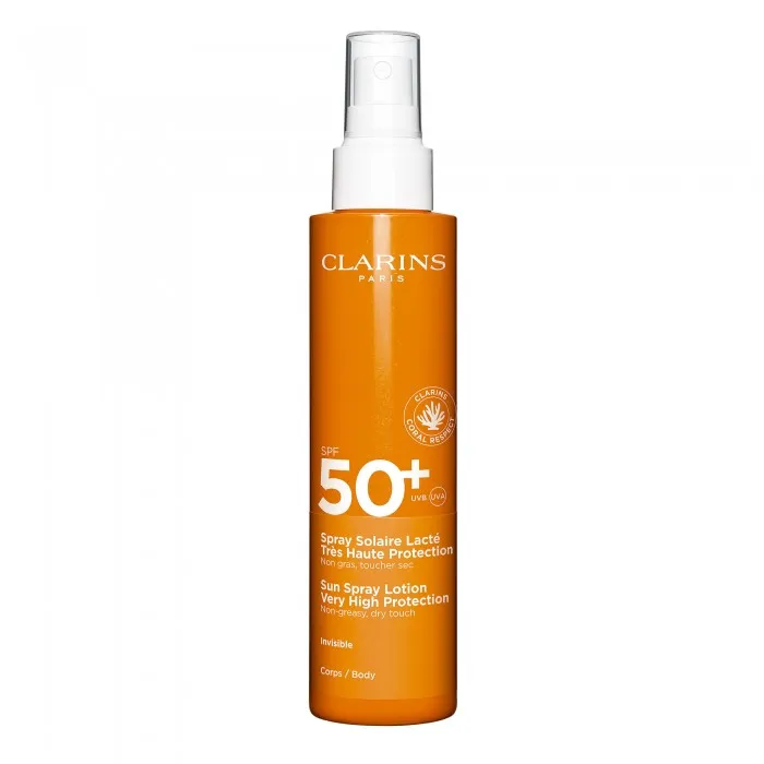  CLARINS   Spray Solare Latte ad Alta Protezione Corpo SPF50+ | 