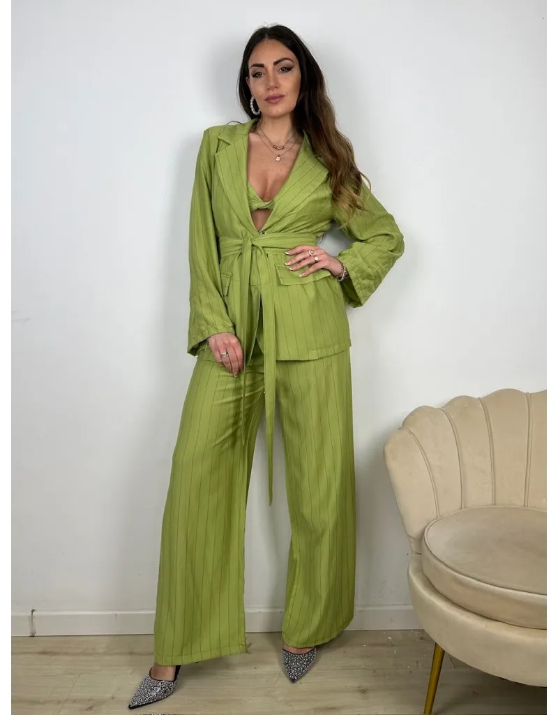 CO ORD SET 3 PEZZI NORY VERDE