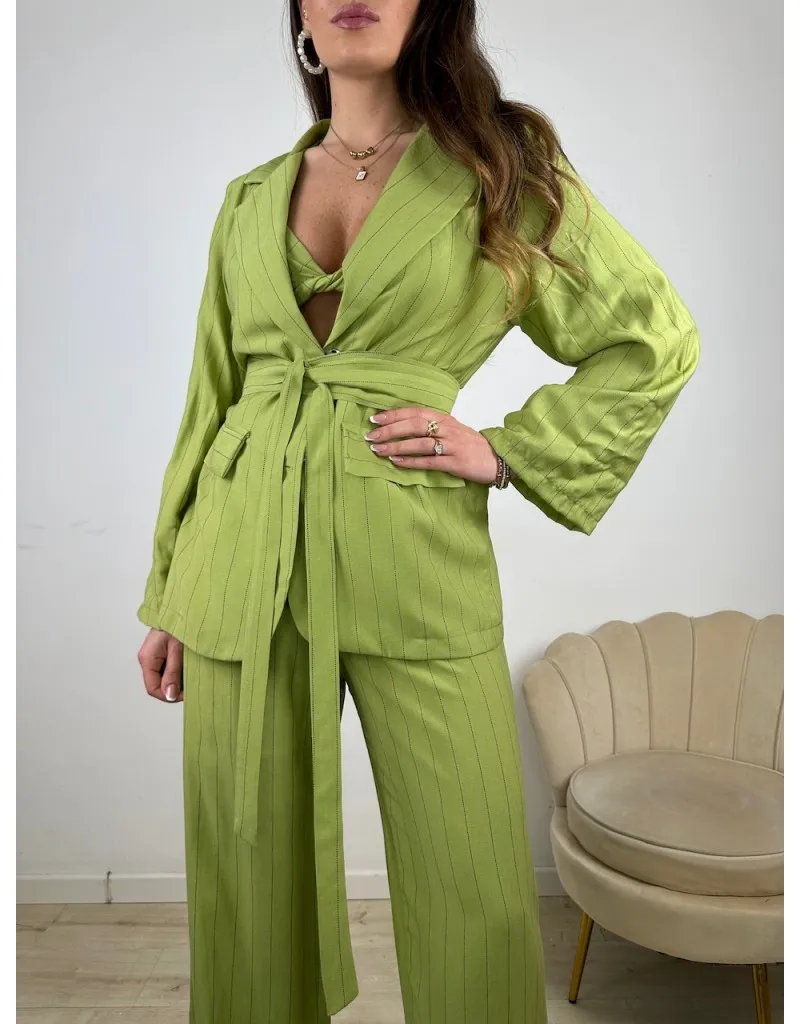 CO ORD SET 3 PEZZI NORY VERDE