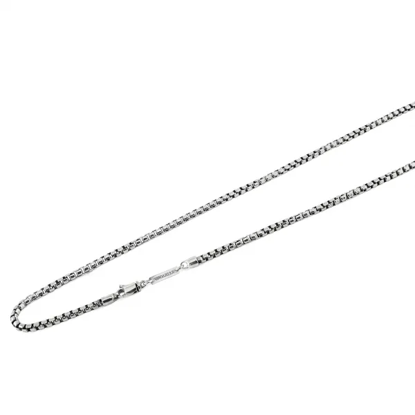 Collana in argento bianco