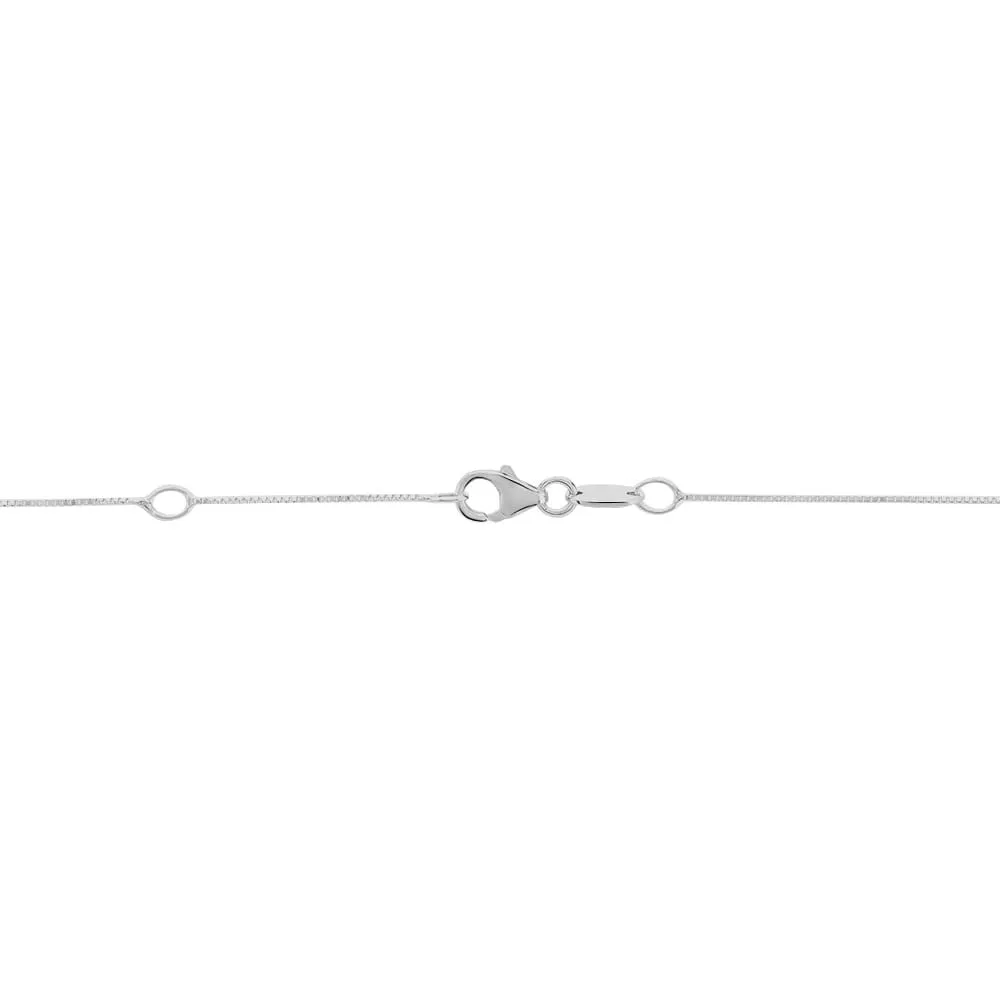 Collana Punto Luce Diamazing Oro Bianco 750/1000 Maglia Veneziana Diamante Bianco 0,13 ct 1682875