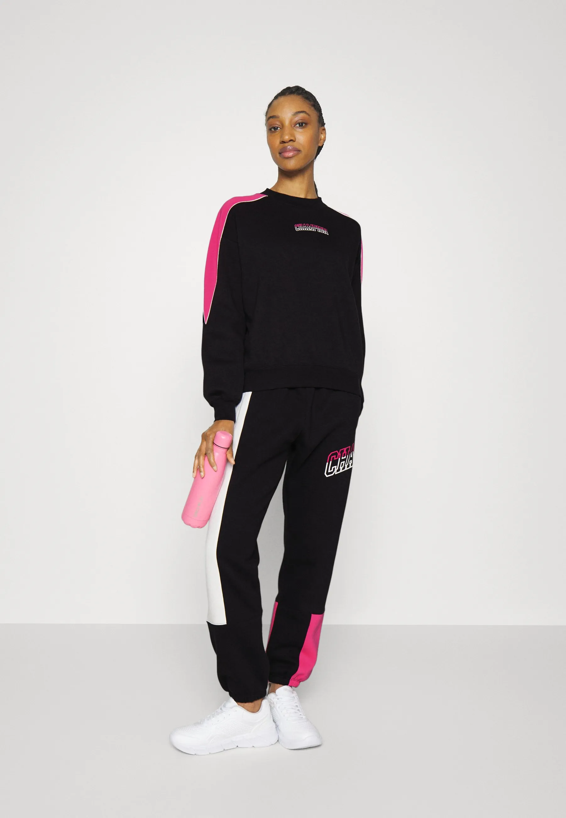 COLOR PUNCH ELASTIC CUFF PANTS - Pantaloni sportivi