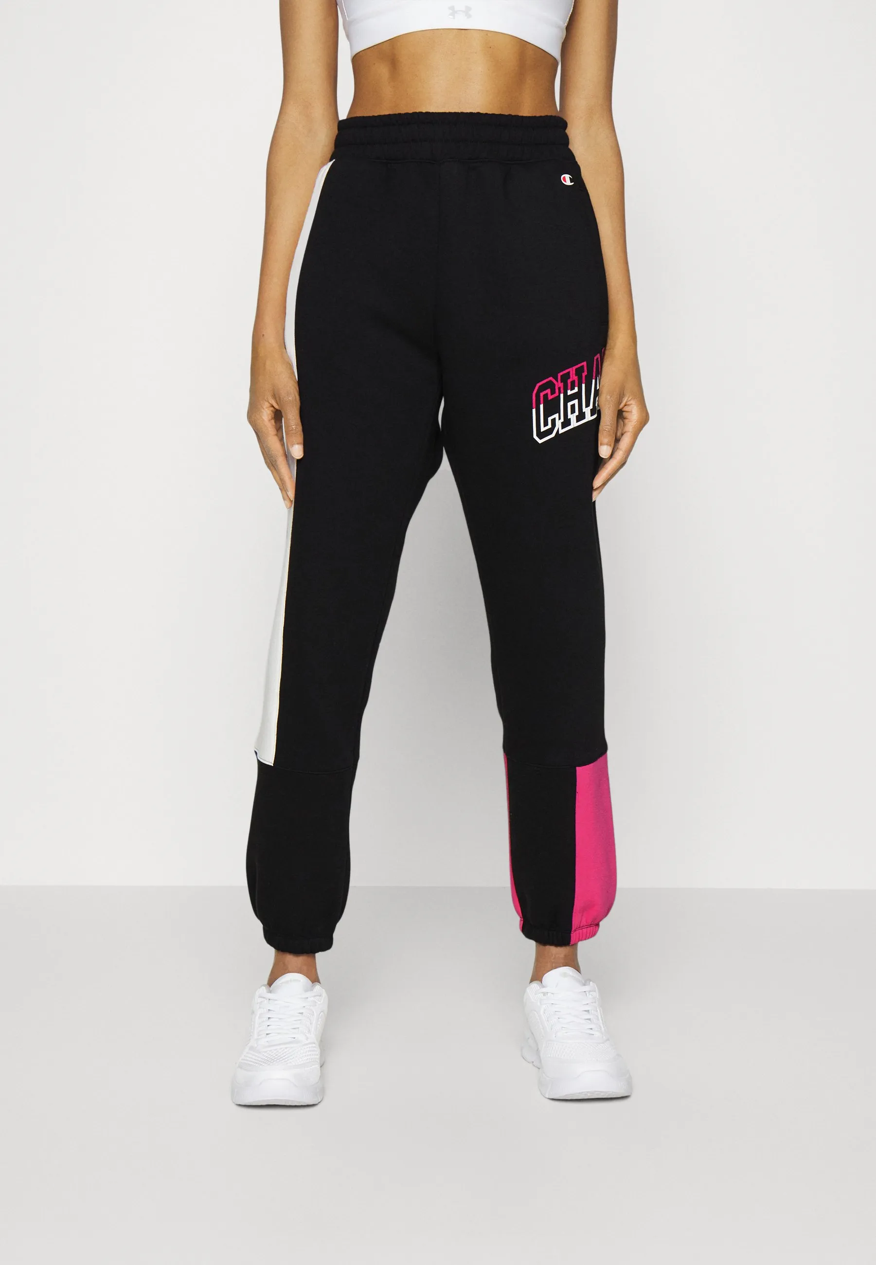 COLOR PUNCH ELASTIC CUFF PANTS - Pantaloni sportivi