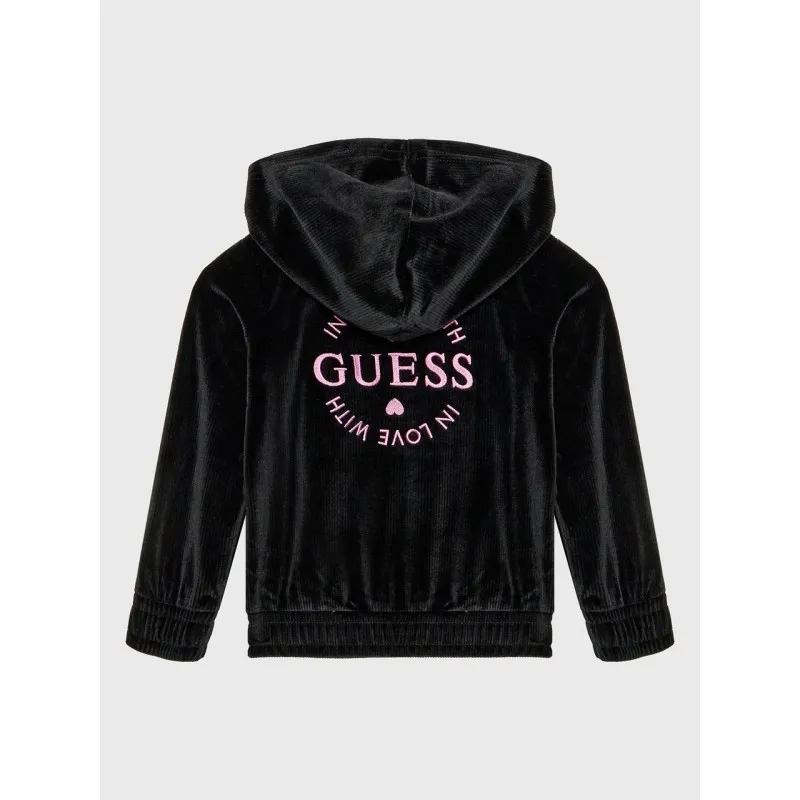 COMPLETO FELPA CON ZIP+PANTALONI PER BAMBINI GUESS