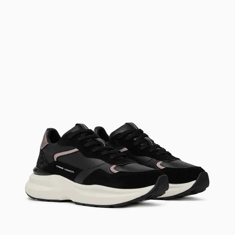 Crime London sneakers Faith black powder