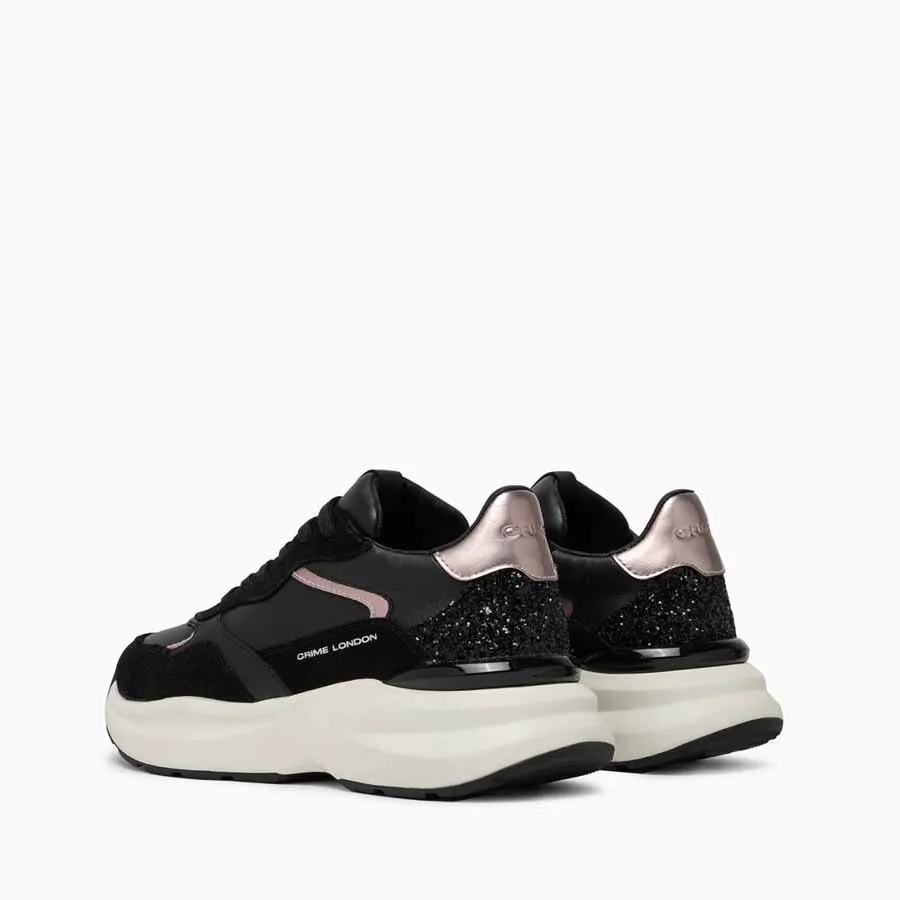 Crime London sneakers Faith black powder