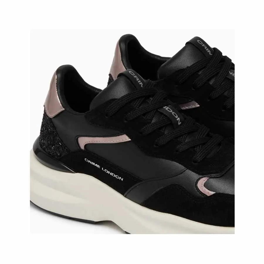 Crime London sneakers Faith black powder