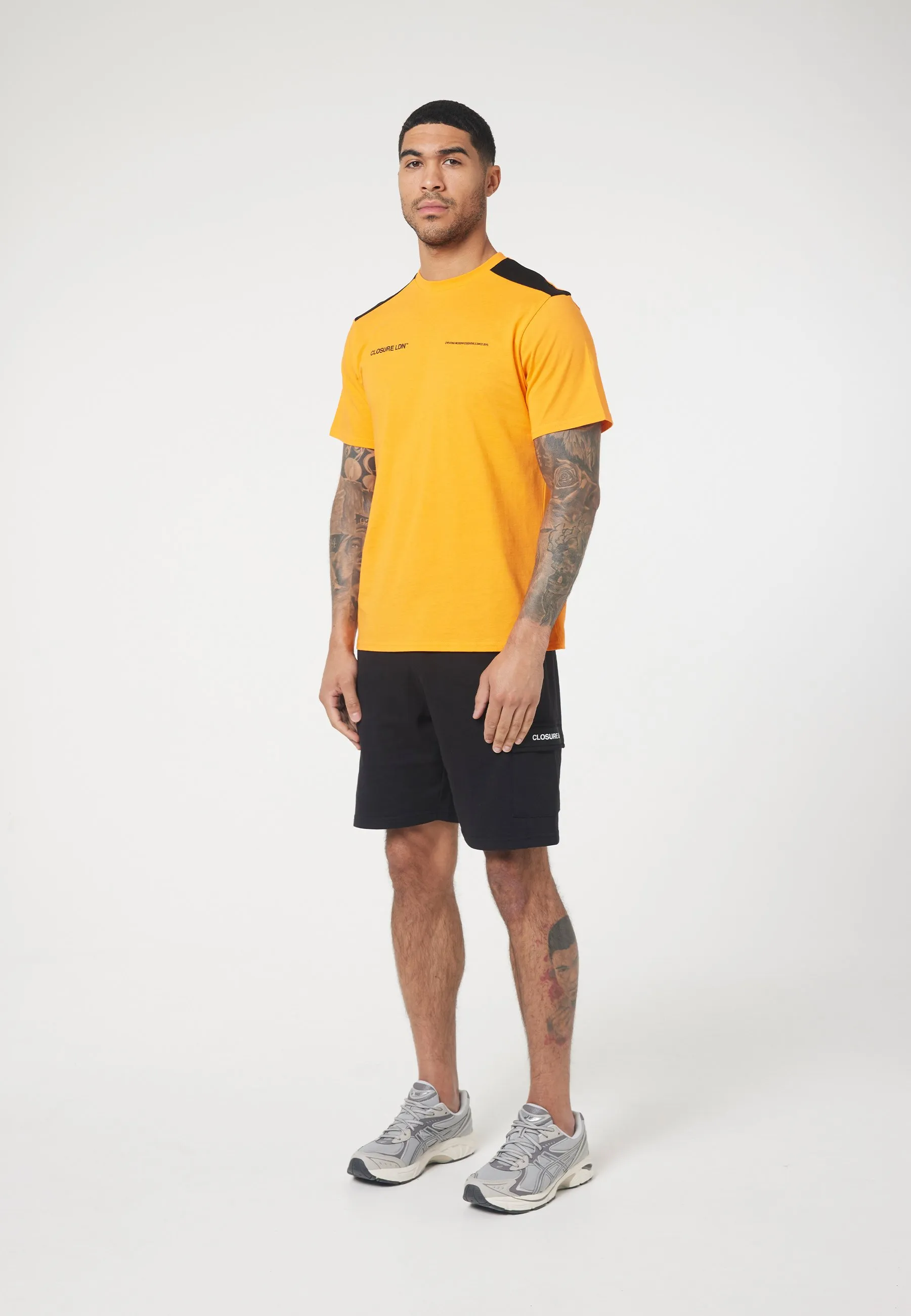 CUT AND SEW PANEL TWIN SET - Pantaloni sportivi