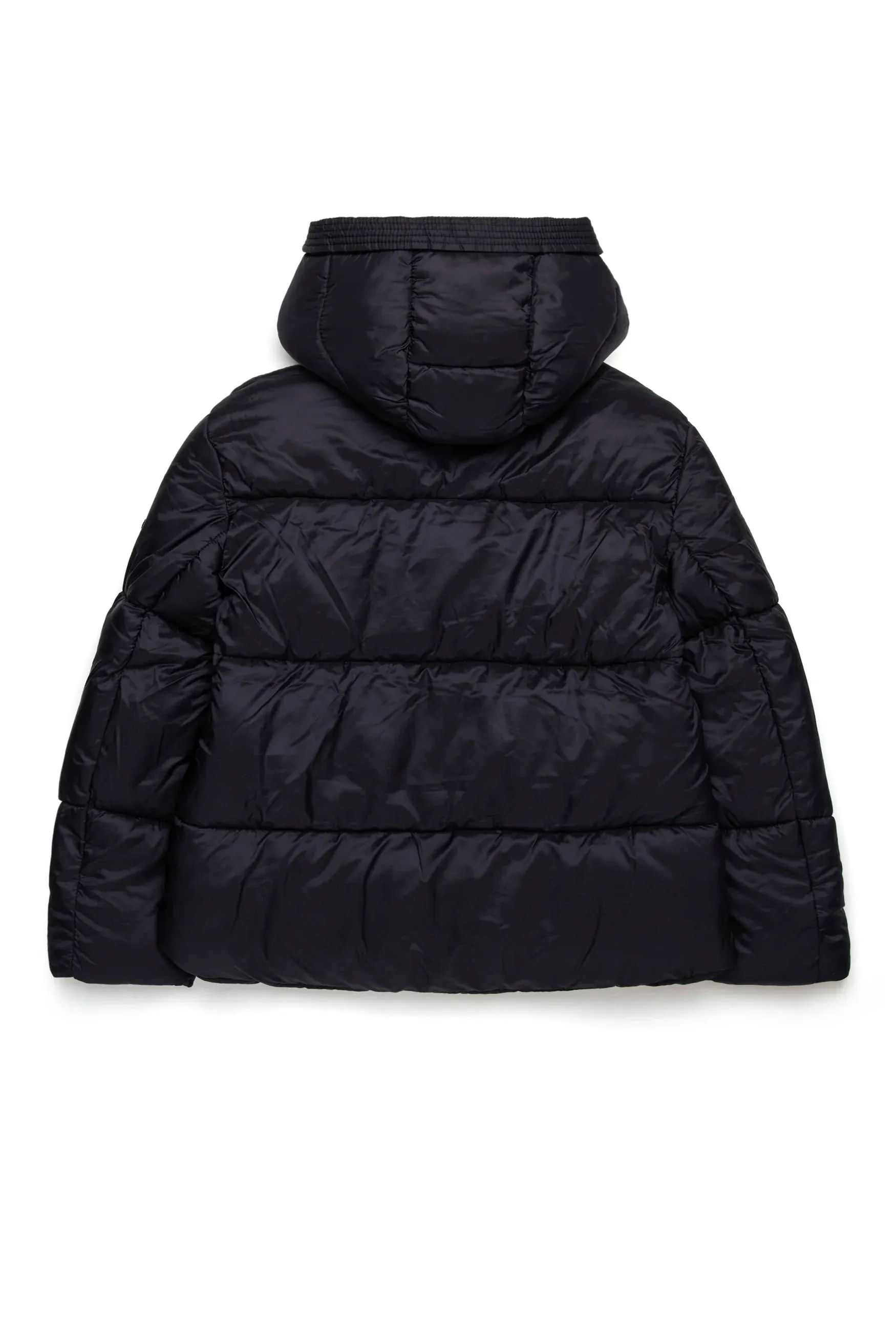 Diesel piumino nero con cappuccio