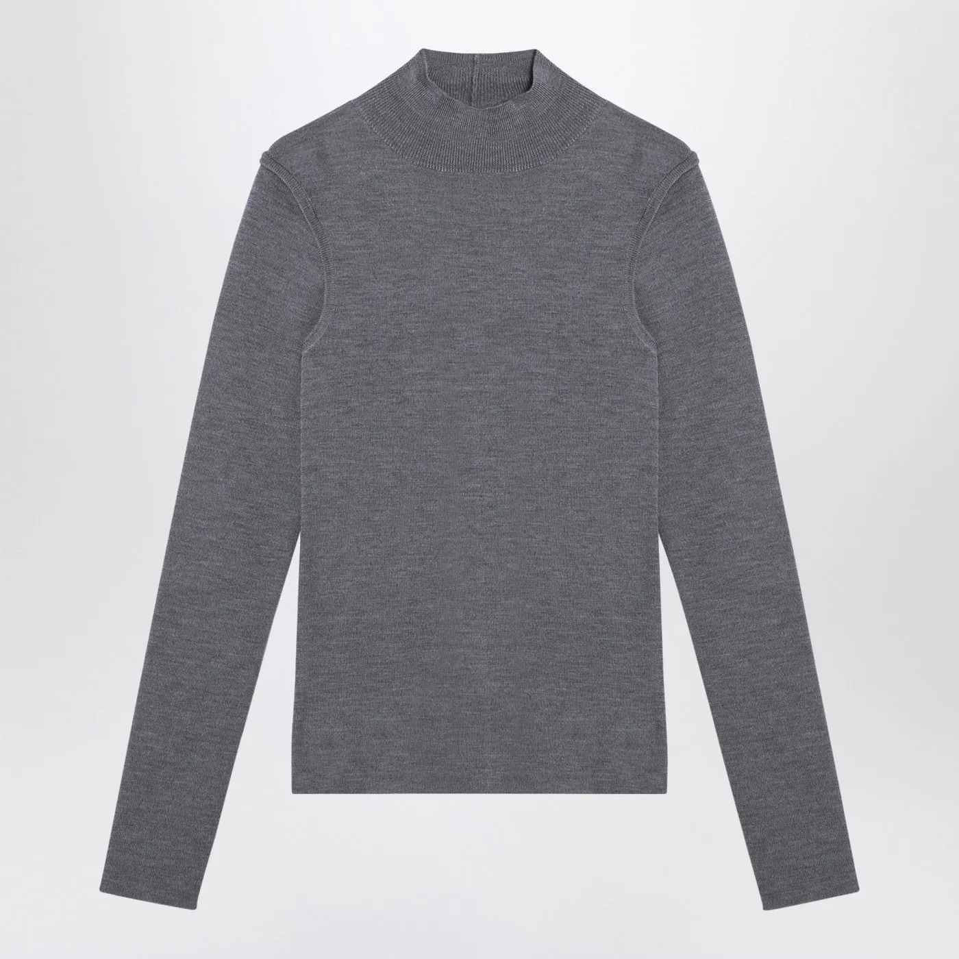 Erika Cavallini Marianna Grey Turtleneck Sweater