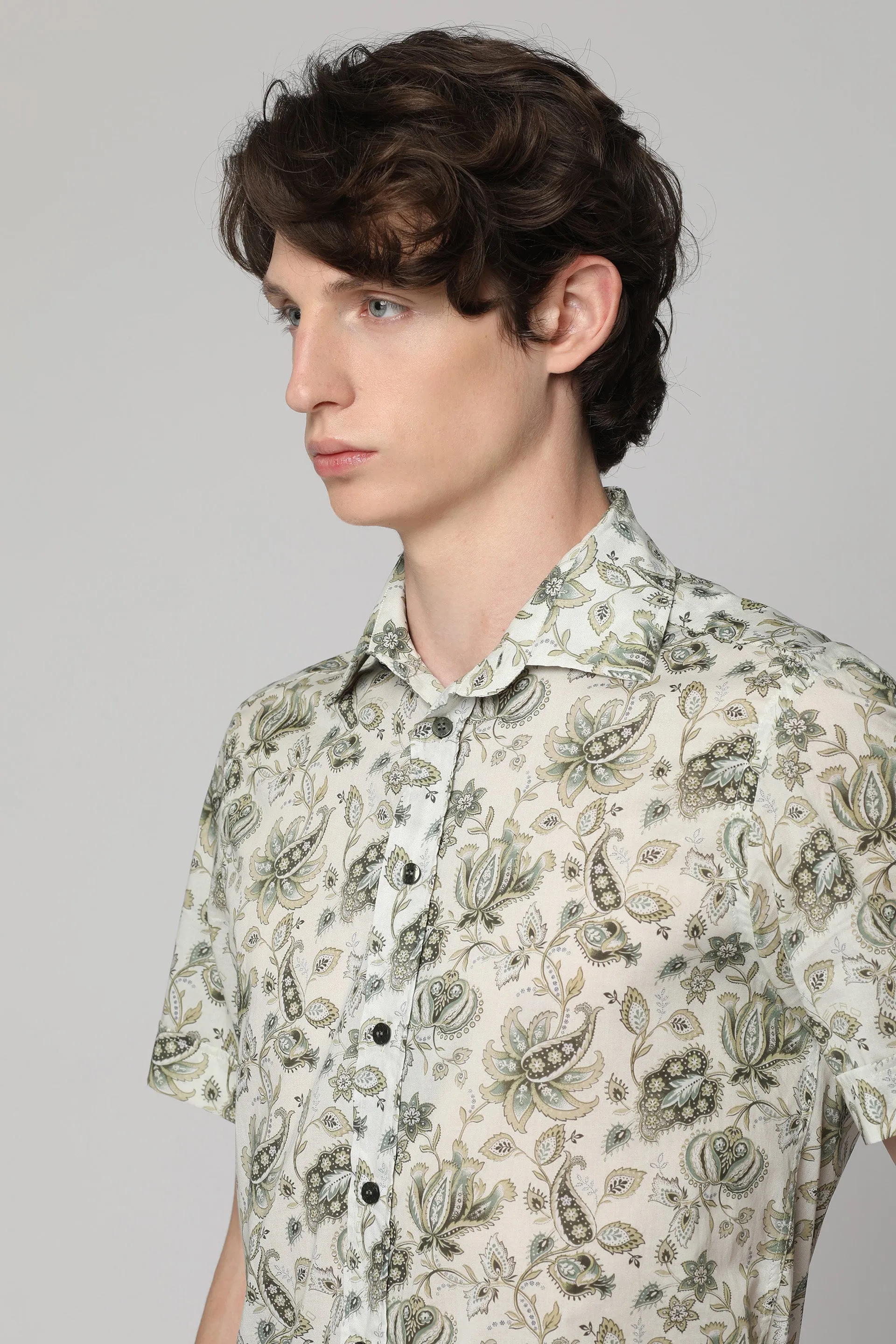 Etro Camicia in cotone stampato