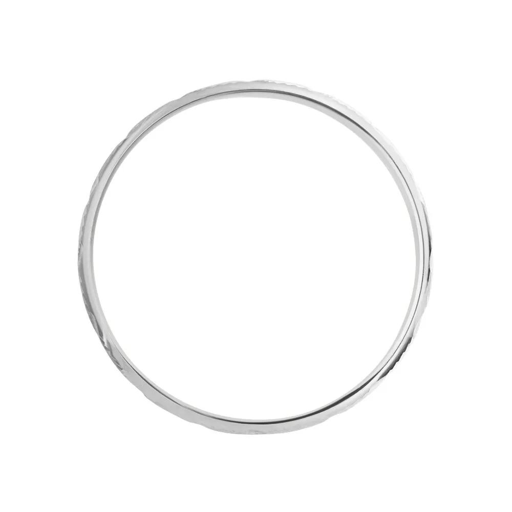 Fede Classica Diamantata 3 mm Oro Bianco 375/1000 1419833