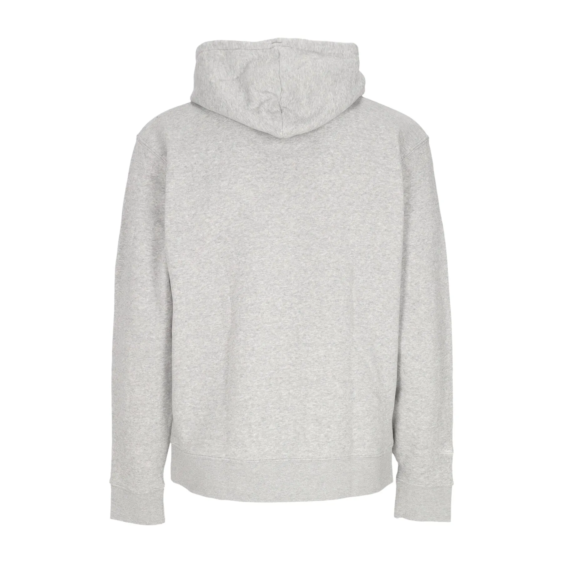 Felpa Cappuccio Uomo Nba Team Logo Hoodie Miahea Grey Marl
