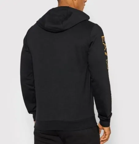 Felpa EA7 Emporio Armani 8NPM18 1203 Nero Oro
