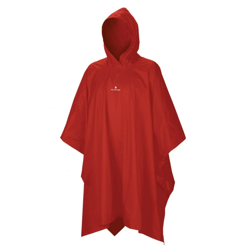 FERRINO R-CLOACK MANTELLA Antipioggia outdoor bordeuax/azzurro