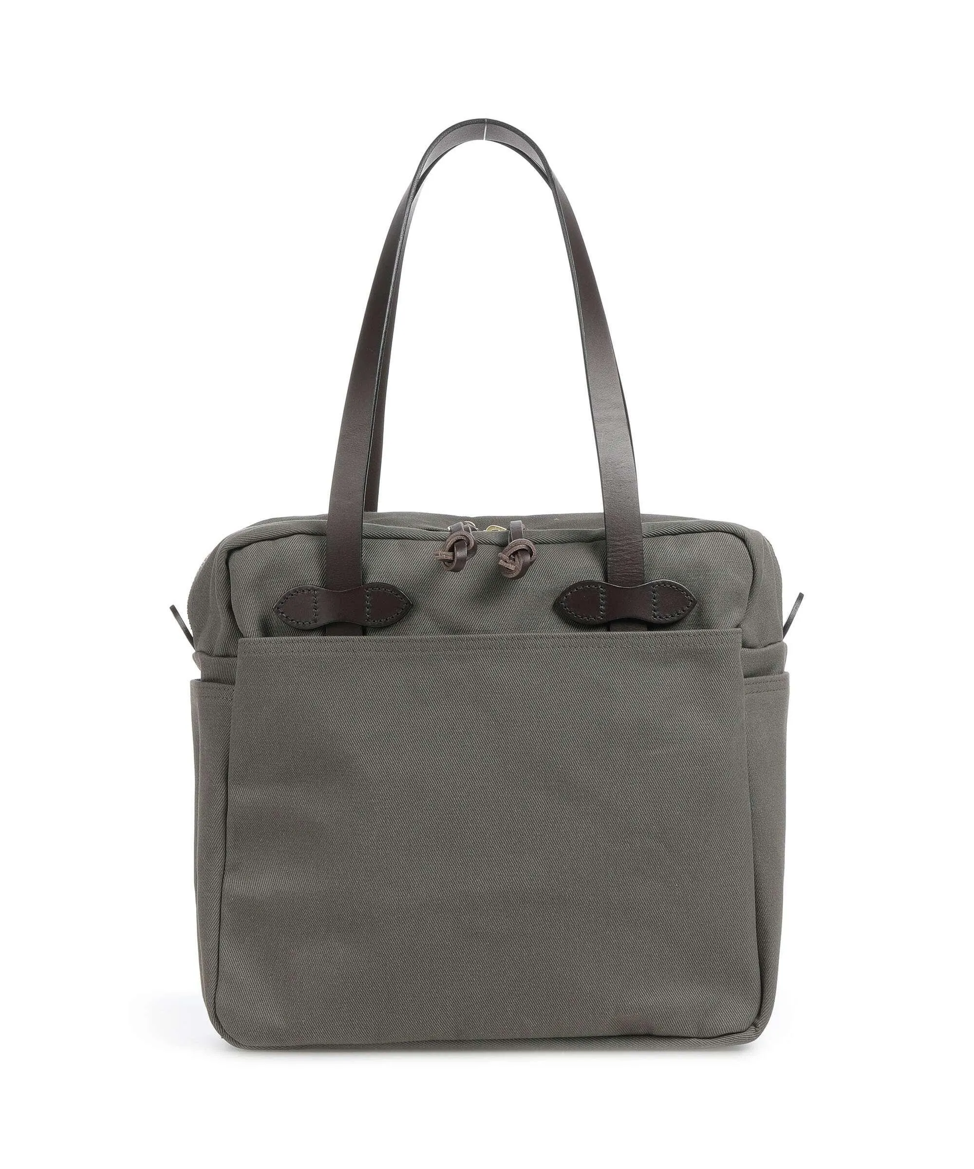  Filson Rugged Twill Borsa a spalla cotone grigio-verde  