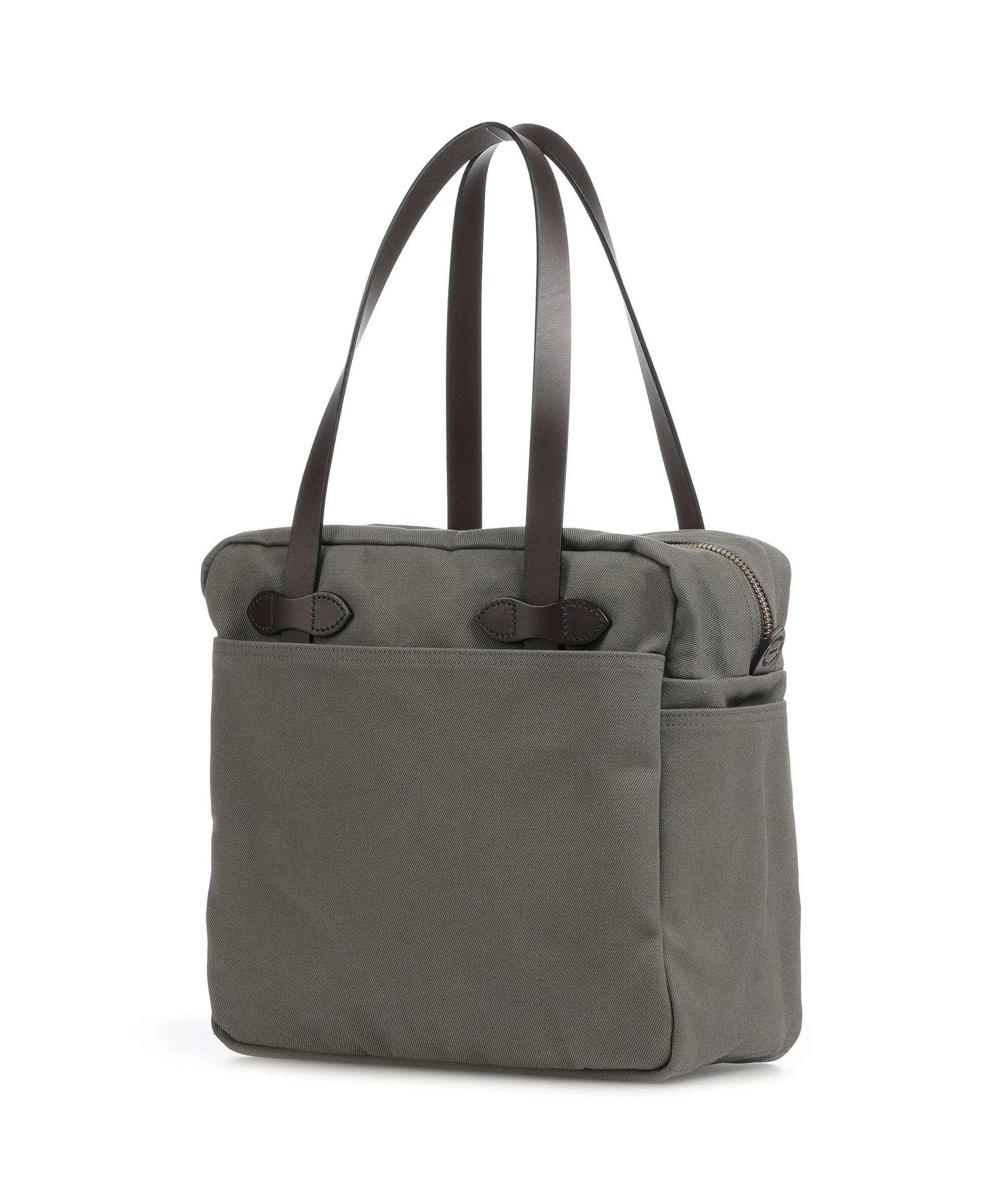  Filson Rugged Twill Borsa a spalla cotone grigio-verde  