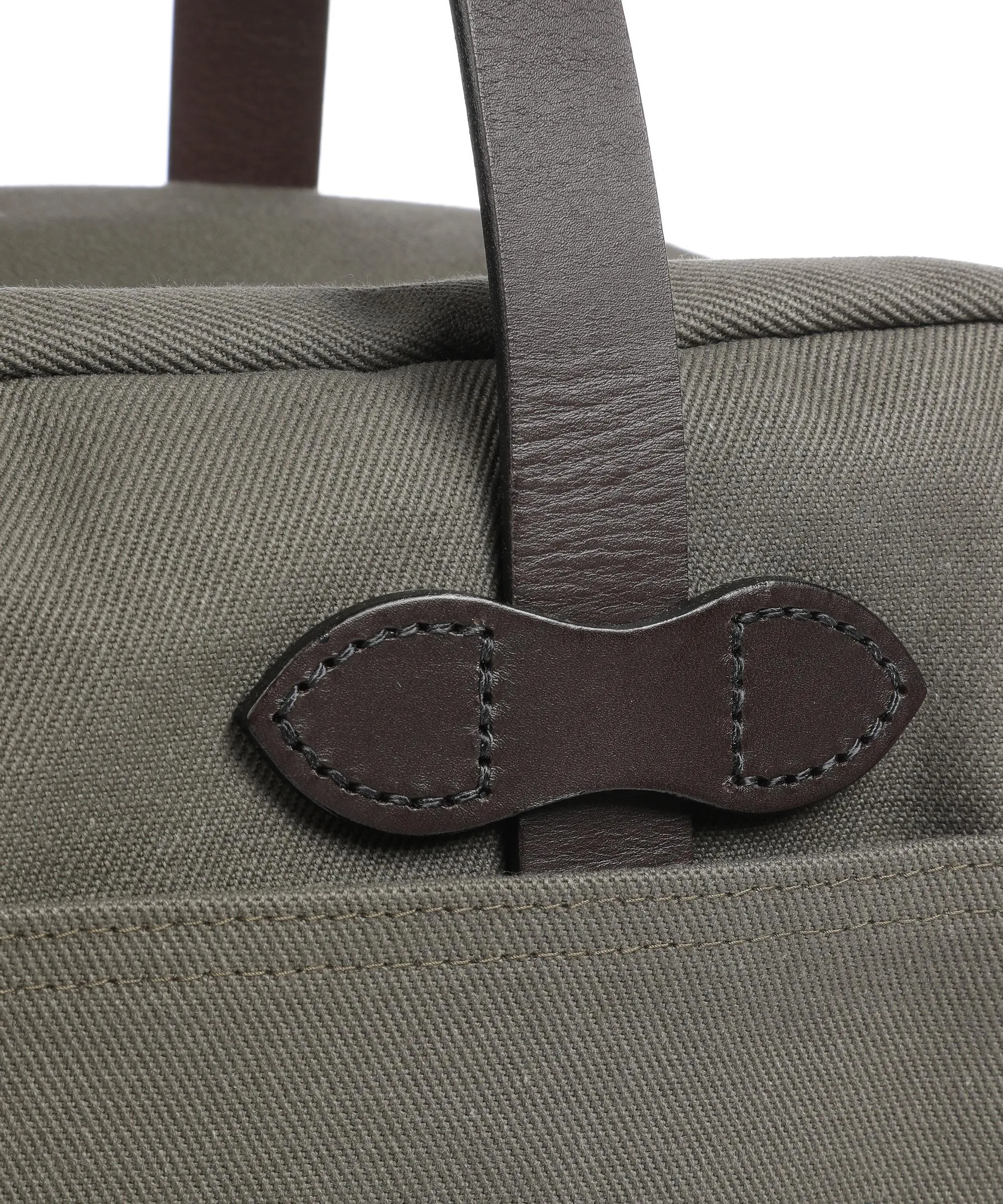  Filson Rugged Twill Borsa a spalla cotone grigio-verde  
